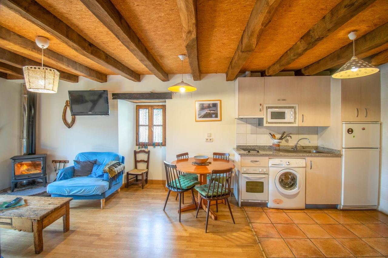 Casa Monaut, Acogedores Apartamentos A Los Pies De La Selva De Irati Saragueta Buitenkant foto